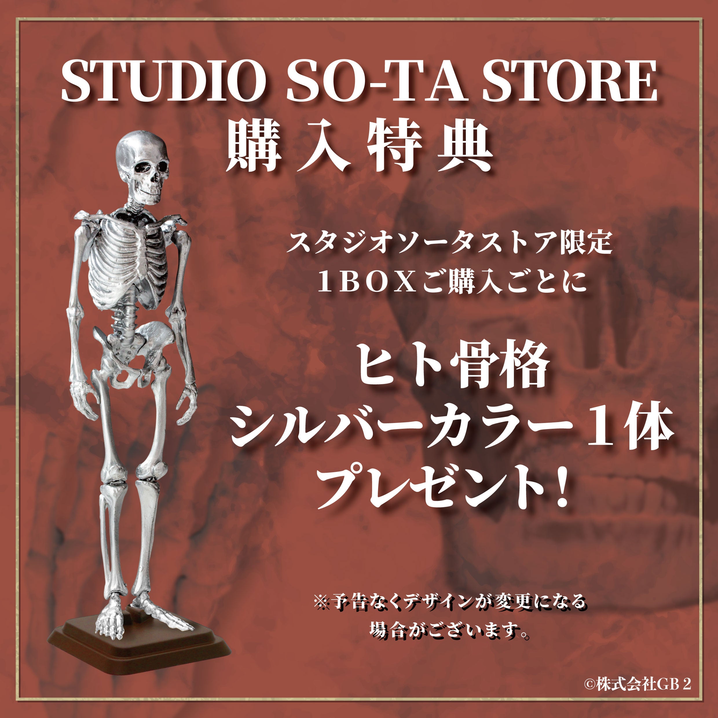 【予約受付終了】博物モデリング倶楽部・壱 1/12ヒト骨格Ⅱ【1BOX/4個入】《予約:2025年8月下旬発送予定》