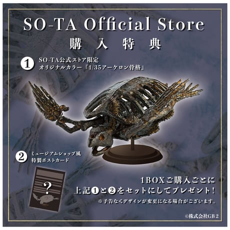 【予約受付終了】【4個入りパック】博物モデリング倶楽部・弐 1/35 アーケロン骨格《予約:2022年10月下旬発送予定》