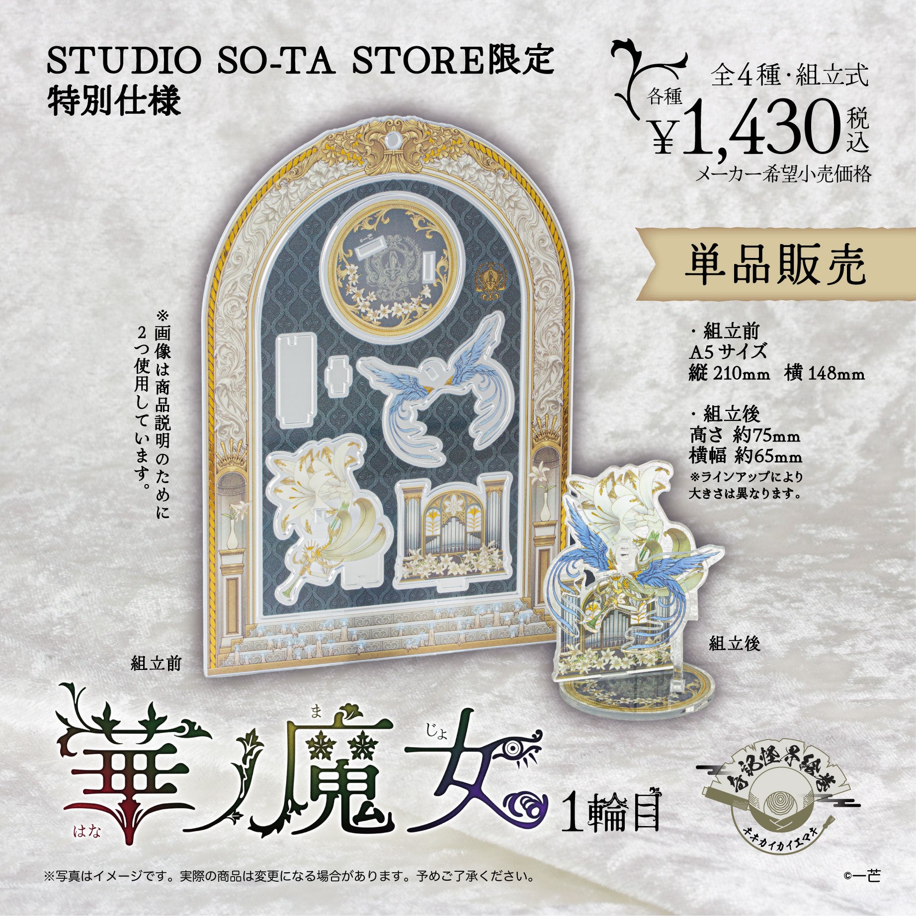 【予約受付中】【STUDIO SO-TA STORE限定 特別仕様】 華ノ魔女 1輪目(単品販売)《予約：2026年11月下旬発送予定》